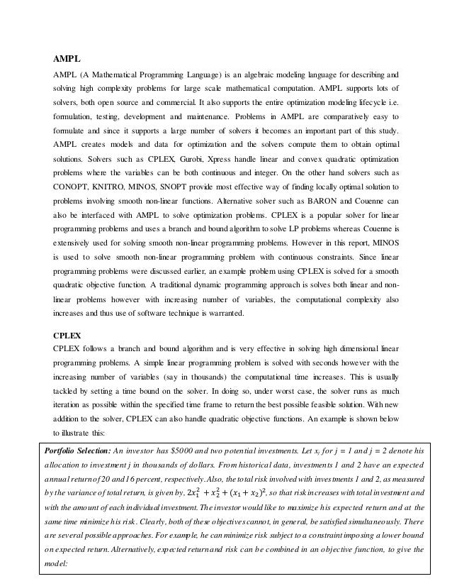 ampl a modeling language for mathematical programming